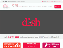 Tablet Screenshot of dishinhd.com